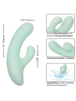 Calexotics - Pacifica Fiji Vibrator & Estimulator G Spot 10 Vibrations Aqua