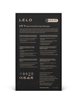 Lelo - Liv™ 3 - Vibratore Stimolatore Punto G in Silicone 16,9 Cm Viola