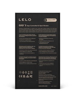 Lelo - Gigi™ 3 - Vibratore Stimolatore Punto G in Silicone 16,3 Cm Viola