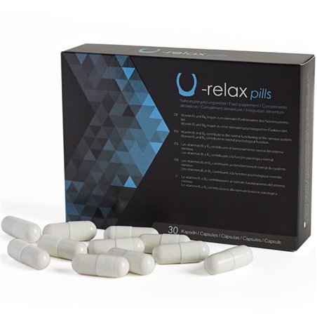 500 Cosmetics U-Relax Pills - Capsule per la Riduzione dell'Ansia 30 Cp