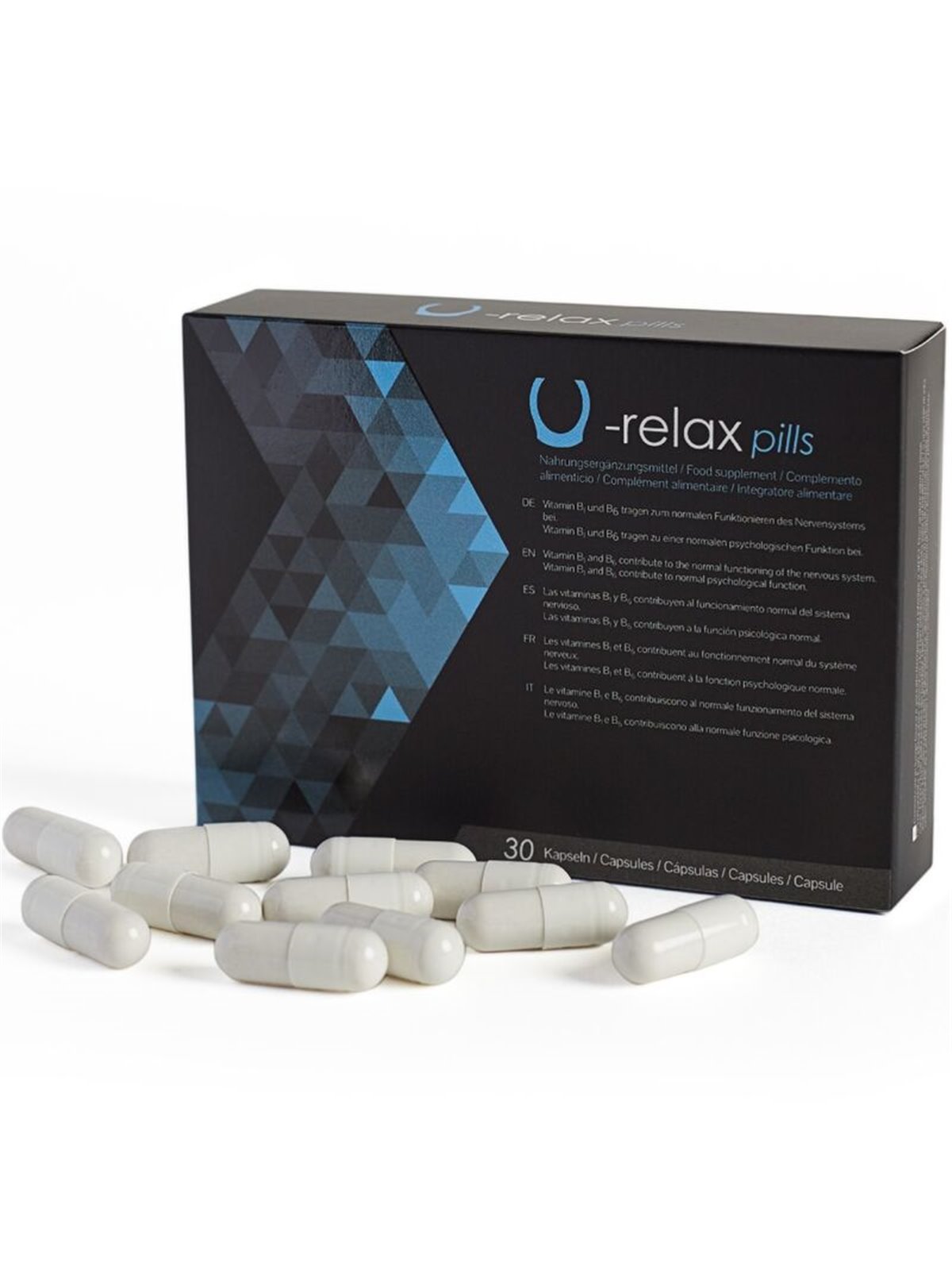 500 Cosmetics U-Relax Pills - Capsule per la Riduzione dell'Ansia 30 Cp