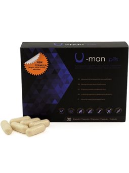500 Cosmetics U-Man Pills - Capsule per lo Sviluppo del Pene 30 Cp