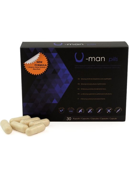 500 Cosmetics - U-Man Enhances Penis Size And Sexual Power - Capsules
