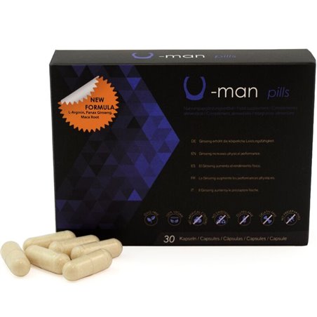 500 Cosmetics - U-Man Enhances Penis Size And Sexual Power - Capsules
