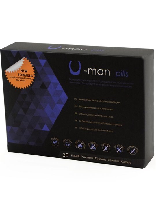 500 Cosmetics - U-Man Enhances Penis Size And Sexual Power - Capsules