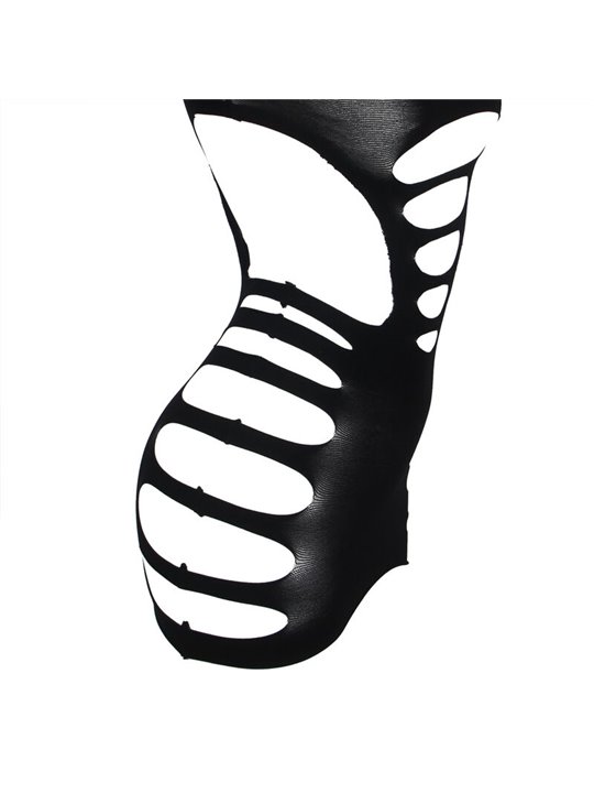Subblime 952266 - Bodystocking a Rete Manica Lunga Nero Taglia Unica