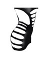 Subblime - 952266 Long Sleeve Elastic Fishnet Bodystocking Black One Size
