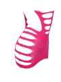 Subblime 952273 - Bodystocking a Rete Manica Lunga Rosa Taglia Unica