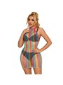 Subblime 952341 - Bodystocking a Rete Arcobaleno Taglia Unica