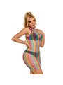 Subblime 952341 - Bodystocking a Rete Arcobaleno Taglia Unica