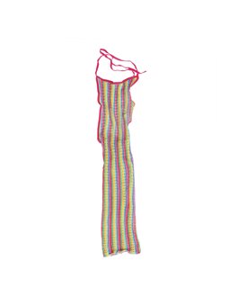 Subblime - 952341 Rainbow Fishnet Bodystocking One Size