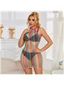 Subblime 952341 - Bodystocking a Rete Arcobaleno Taglia Unica