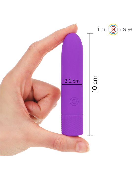 Intense - Symone Usb Rechargeable Vibrating Bullet 8 Vibrations Purple 10 X 2.2 Cm