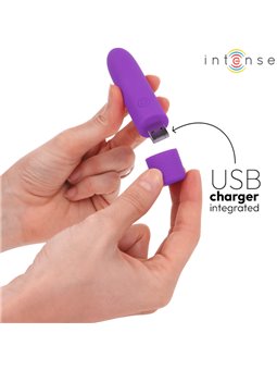 Intense - Symone Usb Rechargeable Vibrating Bullet 8 Vibrations Purple 10 X 2.2 Cm