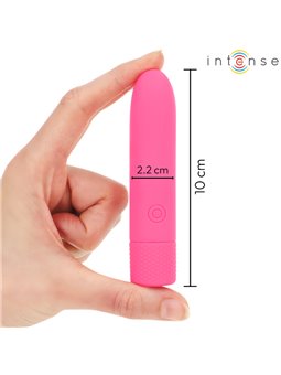 Intense - Symone Usb Rechargeable Vibrating Bullet 8 Vibrations Pink 10 X 2.2 Cm