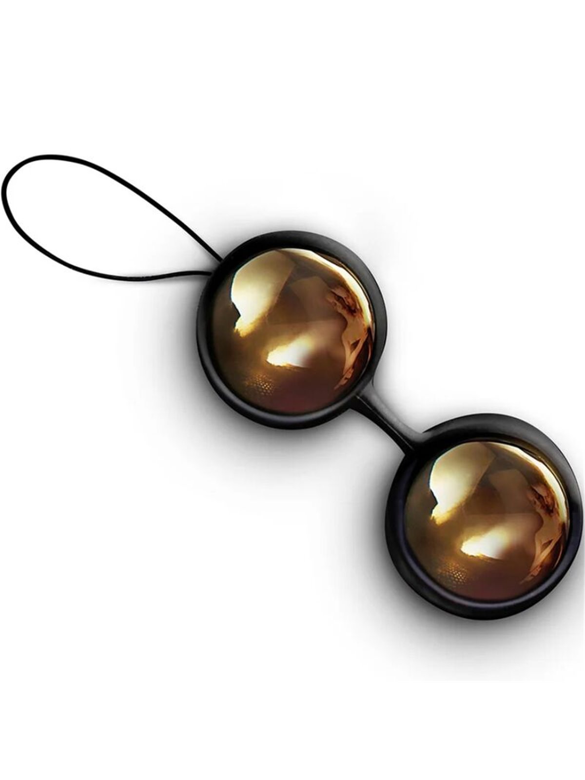 Lelo Luna - Perline Sfere di Kegel in Silicone Ricoperte in Oro 20k