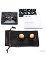 Lelo Luna - Perline Sfere di Kegel in Silicone Ricoperte in Oro 20k