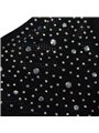 Subblime 952174 - Bodystocking con Strass e Guanti Nero Taglia Unica