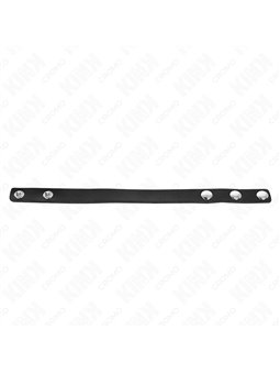 Kink - Leather Penis Ring With Pressure Closure 21.5 X 1.5 Cm