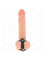 Kink - Anello Fallico in Pelle Vegana con Divisore per Testicoli