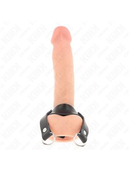 Kink - Penis Ring With "D" Shape Rings 18.5 X 3.3 Cm