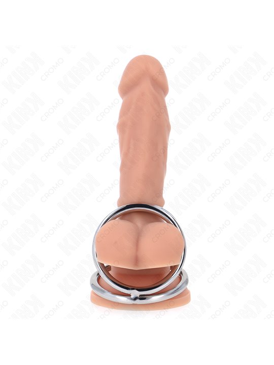Kink - Triple Chrome Metal Penis Ring 3.2 Cm To 4.5 Cm
