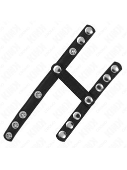 Kink - Penis Ring With 3 Adjustable Ball Splitter Straps