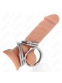 Kink - Triple Chrome Metal Penis Ring 3.8 Cm To 5 Cm Model 1