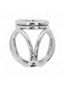 Kink - Triple Chrome Metal Penis Ring 3.8 Cm To 5 Cm Model 1
