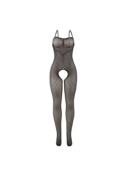Subblime 951726 - Bodystocking a Rete Elastica Nera Senza Cavallo Taglia Unica
