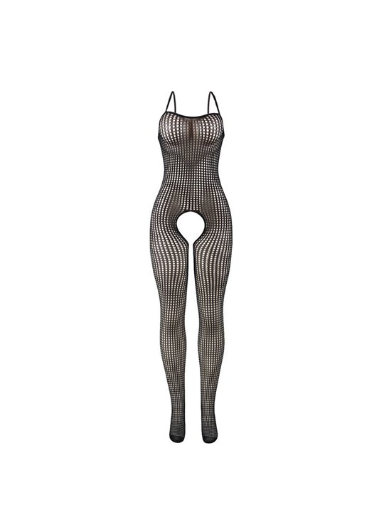 Subblime 951726 - Bodystocking a Rete Elastica Nera Senza Cavallo Taglia Unica