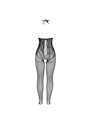 Subblime 951849 - Bodystocking a Rete con Coppa Aperta Nero Taglia Unica