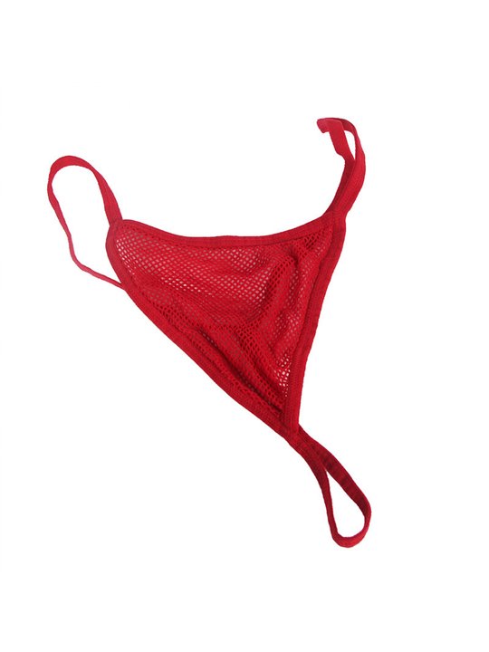 Subblime 952181 - Bodystocking a Rete con Guanti Rosso Taglia Unica