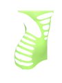 Subblime 952280 - Abito Corto Elastico a Rete Verde Taglia Unica