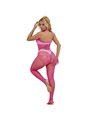 Subblime 952389 - Bodystocking con Cavallo Aperto Rosa Taglia Unica