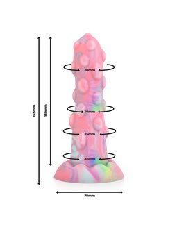Epic Nixie - Dildo in Silicone Ispirato alla Mitologia Greca - Taglia Piccola