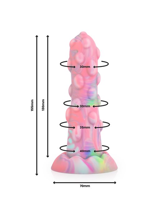 Epic Nixie - Dildo in Silicone Ispirato alla Mitologia Greca - Taglia Piccola