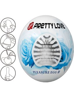 Pretty Love - Male Masturbator Egg White