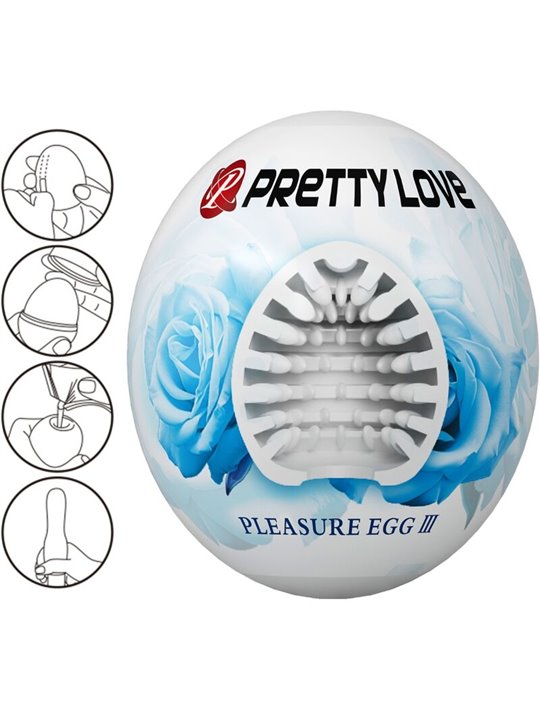 Pretty Love - Male Masturbator Egg White