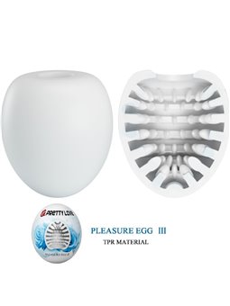 Pretty Love - Male Masturbator Egg White