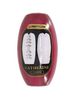 Pretty Love Catherine - Masturbatore per Uomo in Silicone Bianco