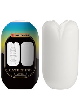 Pretty Love Masha - Masturbatore per Uomo in Silicone Bianco
