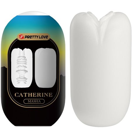 Pretty Love Masha - Masturbatore per Uomo in Silicone Bianco