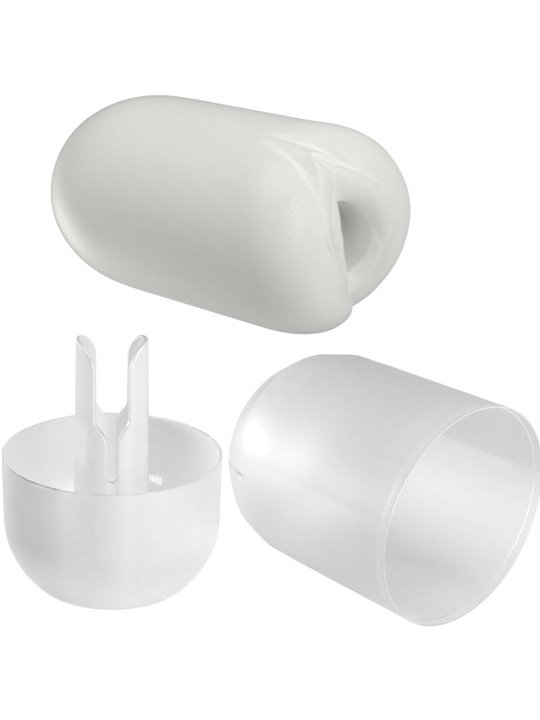 Pretty Love Masha - Masturbatore per Uomo in Silicone Bianco