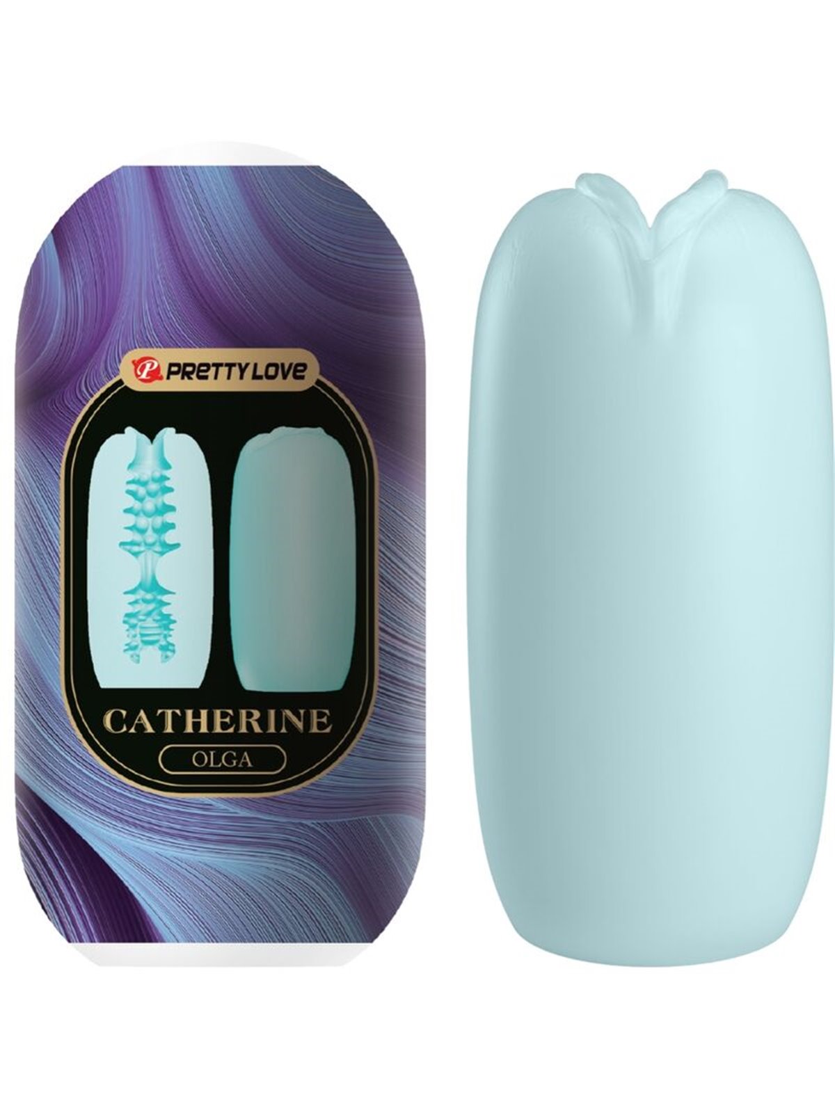Pretty Love Olga - Masturbatore per Uomo in Silicone Blu