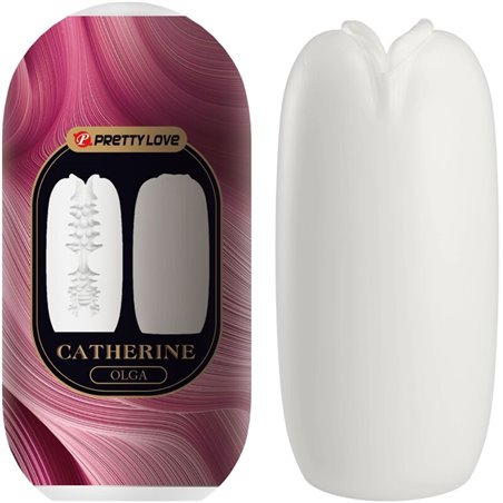 Pretty Love Olga - Masturbatore per Uomo in Silicone Bianco