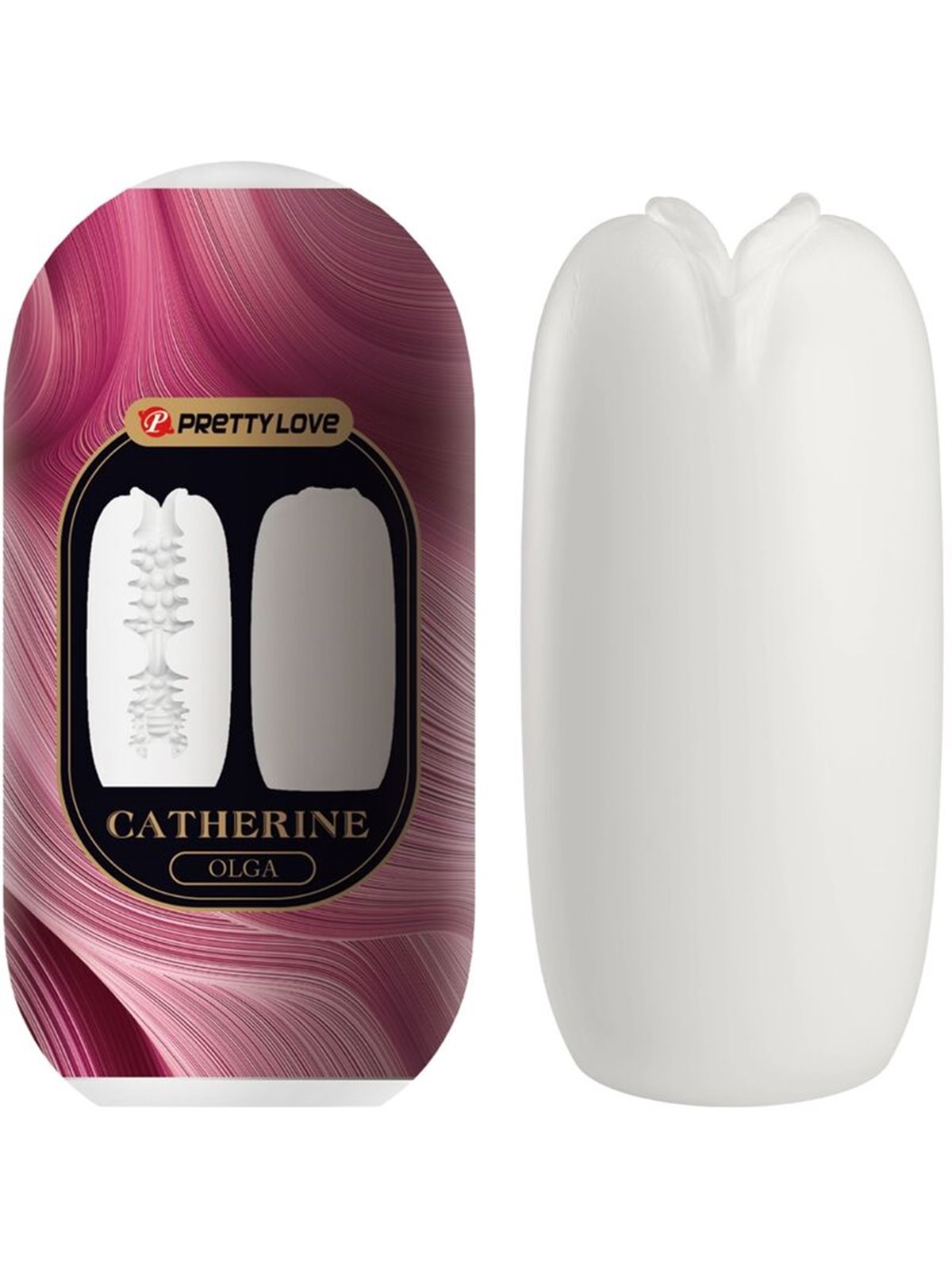 Pretty Love Olga - Masturbatore per Uomo in Silicone Bianco