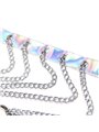 Subblime 953737 - Imbracatura Pettorale con Catene Argento Taglia Unica