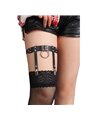 Subblime - 953744 Adjustable Leather Punk Garter Black One Size