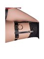 Subblime - 953744 Adjustable Leather Punk Garter Black One Size